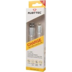 Rubytec Charge Micro Usb & Lightning Cable Silver 7 Rubytec Charge Micro Usb & Lightning Cable Silver -Victorin Winkel 2370305 08539 rubytec charge micro usb en lightning cable silver 20