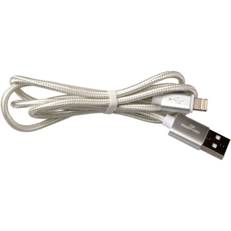 Rubytec Charge Micro Usb & Lightning Cable Silver 1 Rubytec Charge Micro Usb & Lightning Cable Silver