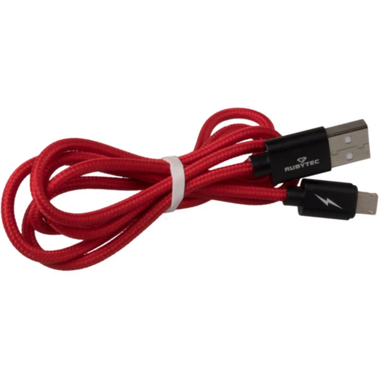 Rubytec Charge Micro Usb & Lightning Cable Red 30 1 Rubytec Charge Micro Usb & Lightning Cable Red 30