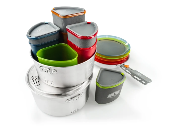 Gsi Outdoors Glacier Stainless Camper Pannnenset 1 Gsi Outdoors Glacier Stainless Camper Pannnenset