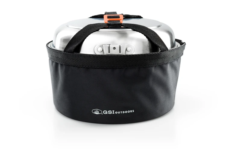 Gsi Outdoors Glacier Stainless Camper Pannnenset 2 Gsi Outdoors Glacier Stainless Camper Pannnenset - Afbeelding 2