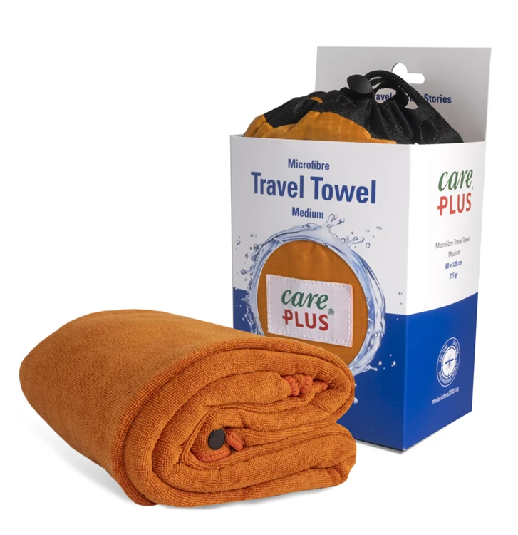 Care Plus Travel Towel - Microfibre 60X120cm, Copper Reishanddoek 2 Care Plus Travel Towel - Microfibre 60X120cm, Copper Reishanddoek - Afbeelding 2