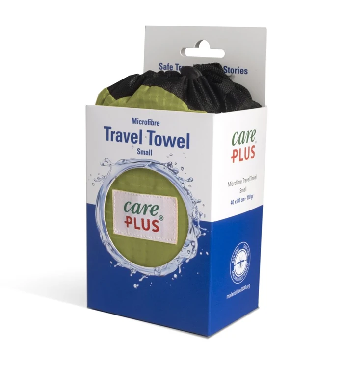 Care Plus Travel Towel - Microfibre 40X80cm, Pesto Reishanddoek 2 Care Plus Travel Towel - Microfibre 40X80cm, Pesto Reishanddoek - Afbeelding 2