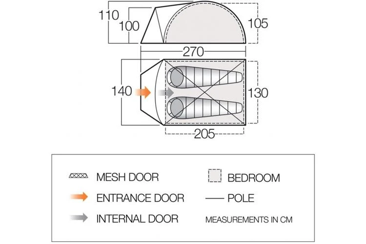 Vango Tay 200 Trekkerstent 3 Vango Tay 200 Trekkerstent - Afbeelding 3