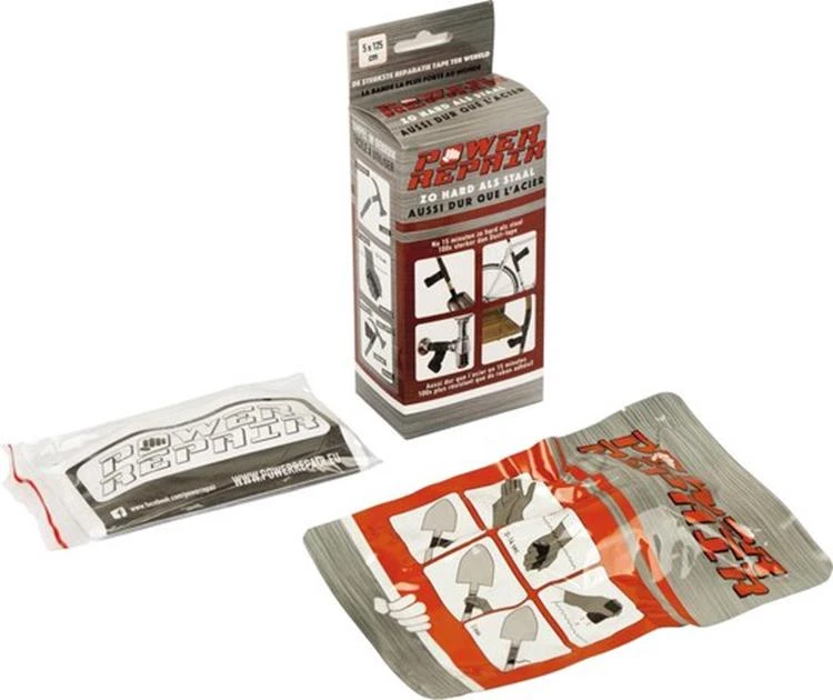 Power Tape - Repair - 5X125 Cm - Zwart 1 Power Tape - Repair - 5X125 Cm - Zwart