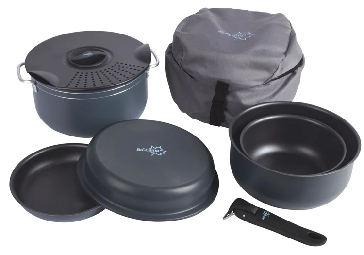Bo-Camp Camping 7-Delig Pannenset 1 Bo-Camp Camping 7-Delig Pannenset