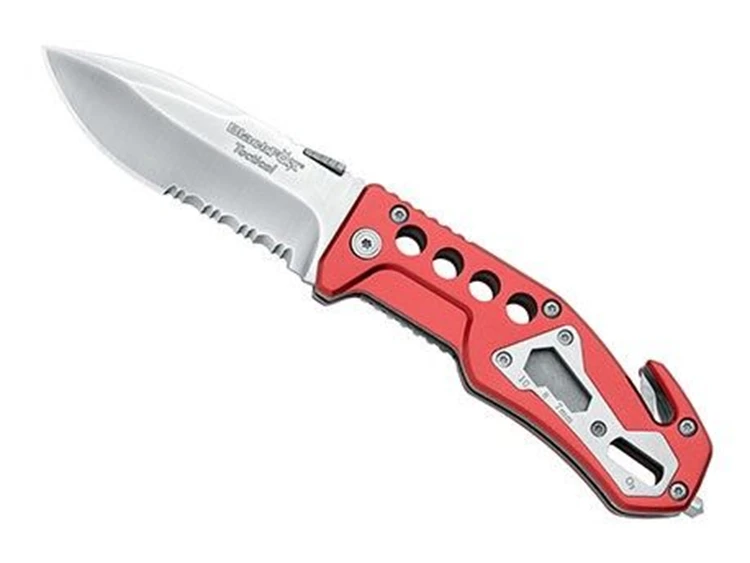 Fox Cutlery Black Fox Rescue Knife Red 1 Fox Cutlery Black Fox Rescue Knife Red