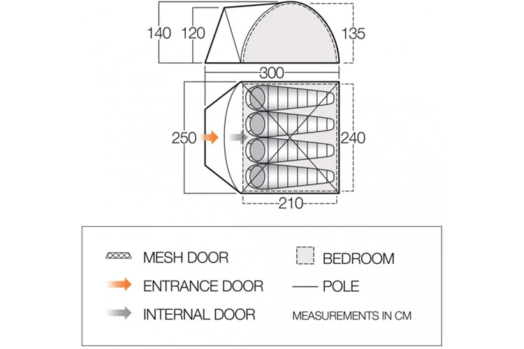Vango Tay 400 Trekkerstent 2 Vango Tay 400 Trekkerstent - Afbeelding 2