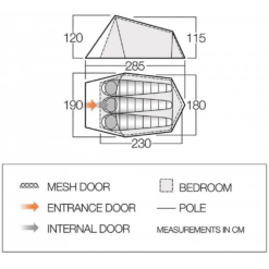 Vango Soul 300 Trekkerstent 6 Vango Soul 300 Trekkerstent -Victorin Winkel 4103170 5023519207789 1