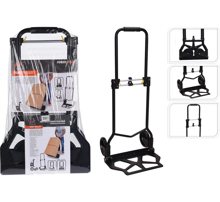 Steekwagen 43X42x99cm Matzwart Steekwagen 1 Steekwagen 43X42x99cm Matzwart Steekwagen