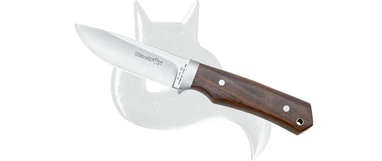 Fox Cutlery Black Fox Hunting Knife Sandalwood 1 Fox Cutlery Black Fox Hunting Knife Sandalwood