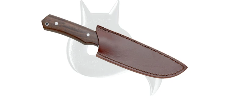 Fox Cutlery Black Fox Hunting Knife Sandalwood 2 Fox Cutlery Black Fox Hunting Knife Sandalwood - Afbeelding 2