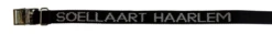 Arno - Bindriemen Met Tekst "Soellaart Haarlem" - 2 Stuks - 30 X 1,8 Cm - Zwart