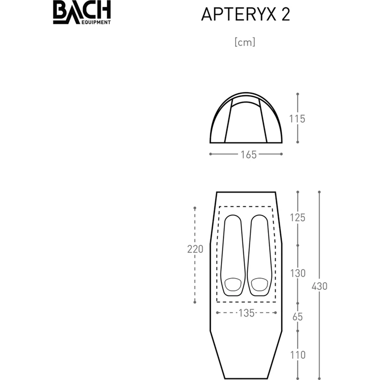 Bach Apteryx 2 Trekkerstent 4 Bach Apteryx 2 Trekkerstent - Afbeelding 4