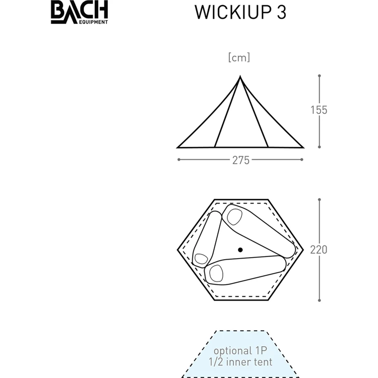 Bach Wickiup 3 Tipitent 5 Bach Wickiup 3 Tipitent - Afbeelding 5