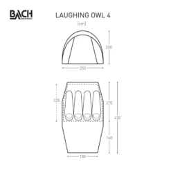 Bach Laughing Owl 4 Familietent 8 Bach Laughing Owl 4 Familietent -Victorin Winkel 5626861 7615523298839 2