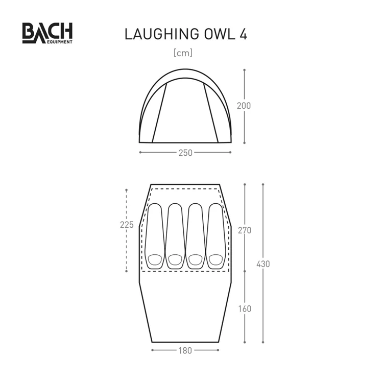 Bach Laughing Owl 4 Familietent 3 Bach Laughing Owl 4 Familietent - Afbeelding 3