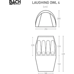 Bach Laughing Owl 4 Familietent 10 Bach Laughing Owl 4 Familietent -Victorin Winkel 5626863 7615523298839 4