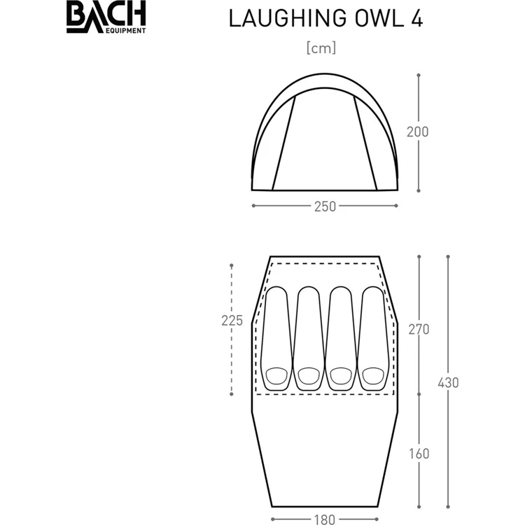 Bach Laughing Owl 4 Familietent 5 Bach Laughing Owl 4 Familietent - Afbeelding 5