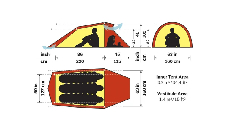 Hilleberg Nallo 3 Trekkerstent 2 Hilleberg Nallo 3 Trekkerstent - Afbeelding 2
