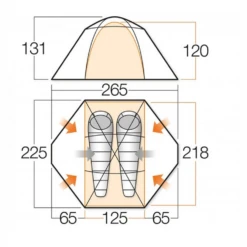 Vango Mistral 200 Trekkerstent Showmodel -Victorin Winkel 5670827 1000000081749 2