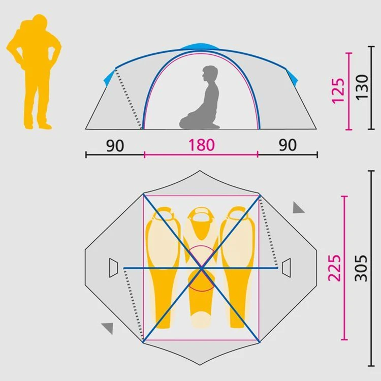 Jack Wolfskin Yellowstone IIi Vent Tent 2 Jack Wolfskin Yellowstone IIi Vent Tent - Afbeelding 2