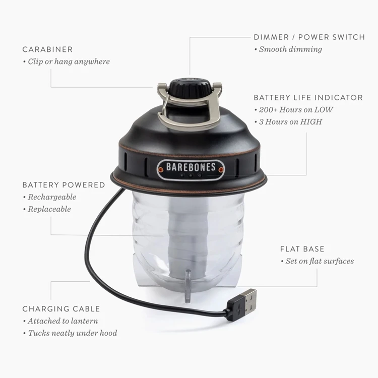 Barebones Beacon Light -Antique Bronze 4 Barebones Beacon Light -Antique Bronze - Afbeelding 4