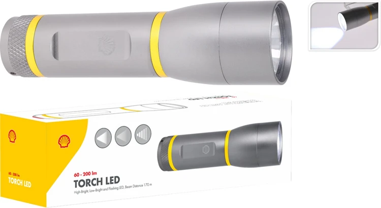 Soellaart Shell Zaklamp Aluminium 3 X 12 Cm 1 Soellaart Shell Zaklamp Aluminium 3 X 12 Cm