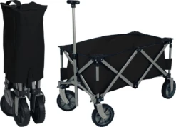 Soellaart Bolderkar Vouwbaar Zwart