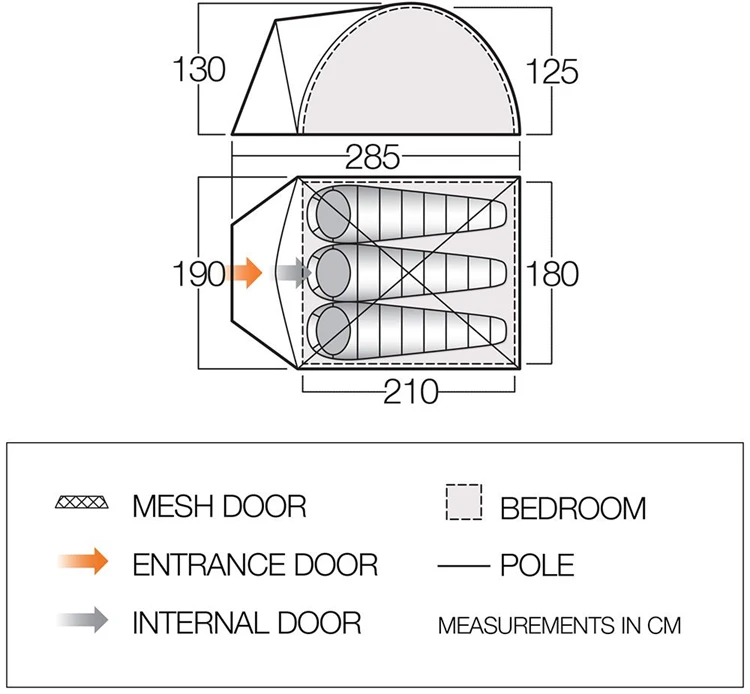 Vango Alpha 300 Clr Trekkerstent 2 Vango Alpha 300 Clr Trekkerstent - Afbeelding 2