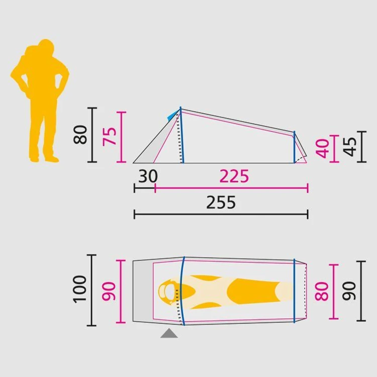 Jack Wolfskin Gossamer Tent Unisex 2 Jack Wolfskin Gossamer Tent Unisex - Afbeelding 2